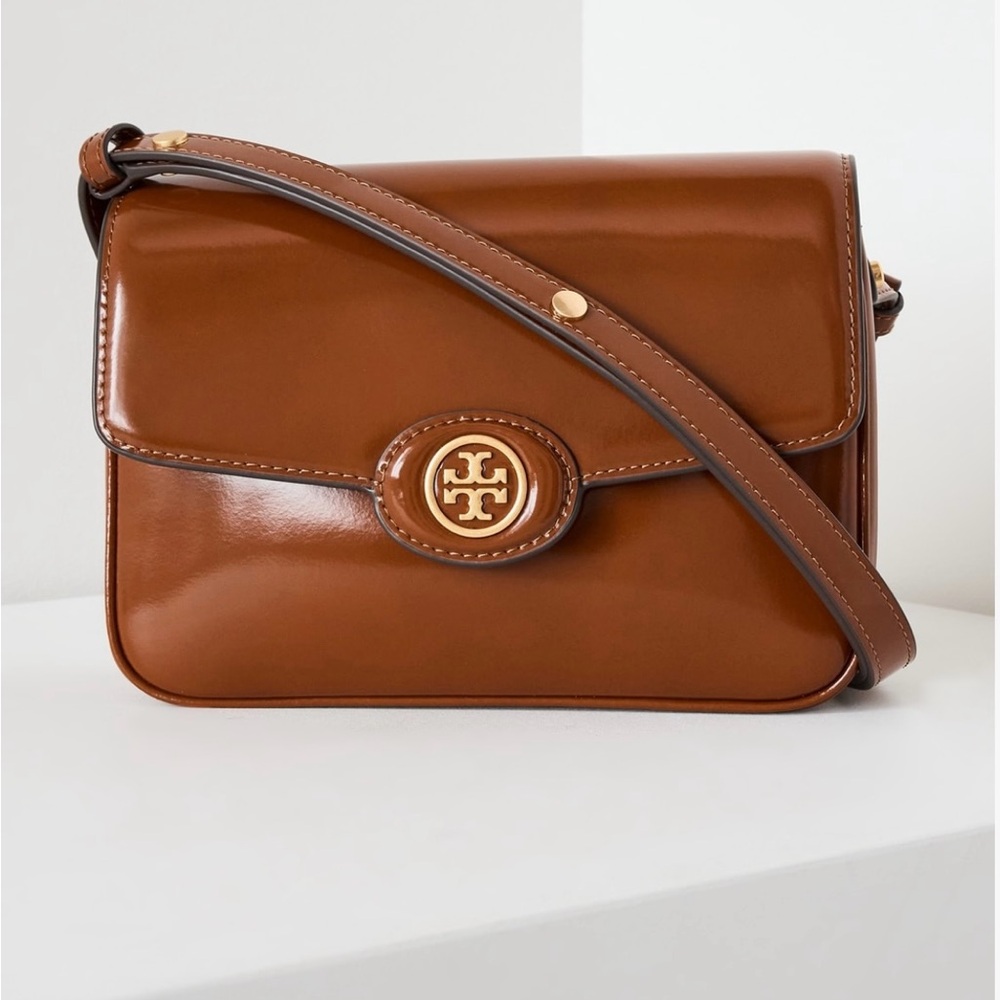 Brand new WITH TAGS  Tory Burch - Robinson Spazzolato Convertible Shoulder Bag